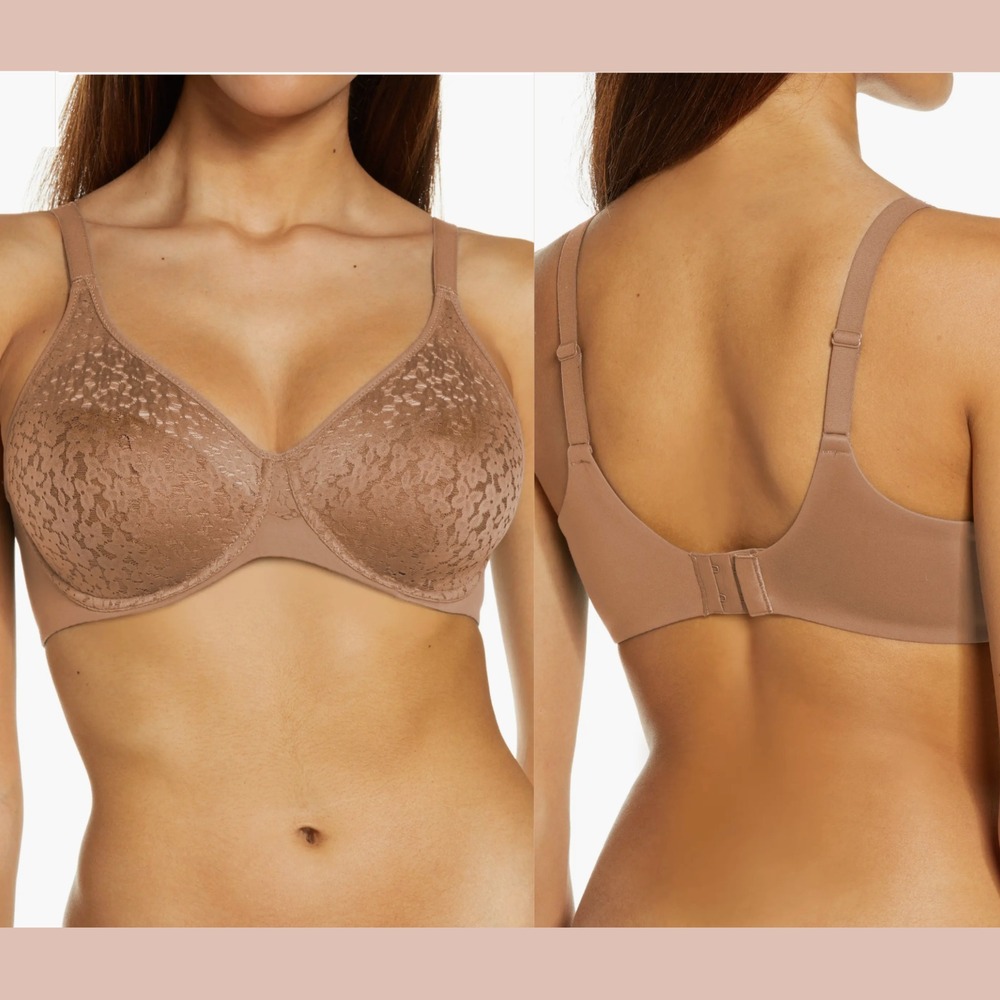 USED $88 Chantelle‎ Lingerie [ 36H US ] Norah Comfort Underwire Bra Coffee U1822